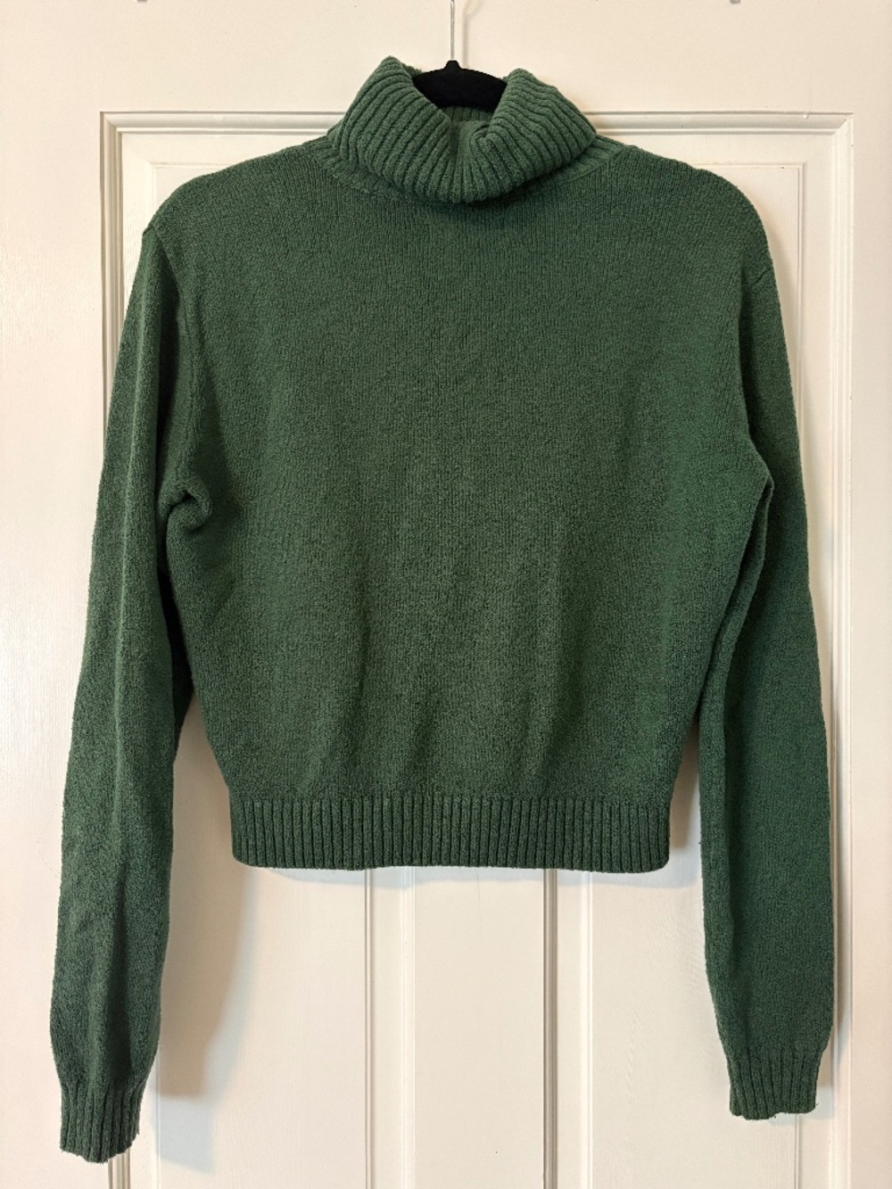 Hollister Green Turtleneck Sweater Size Medium
